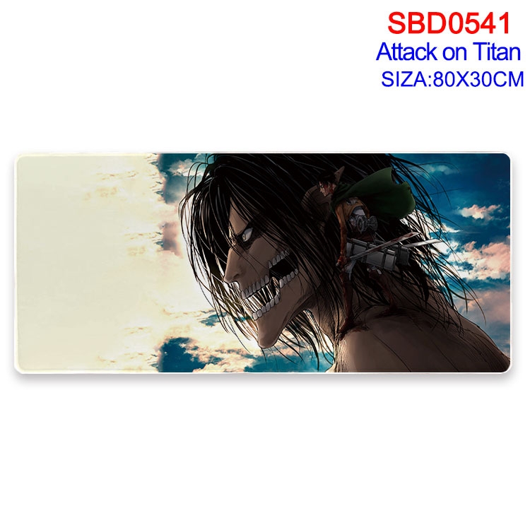 Shingeki no Kyojin Anime peripheral edge lock mouse pad 80X30cm SBD-541