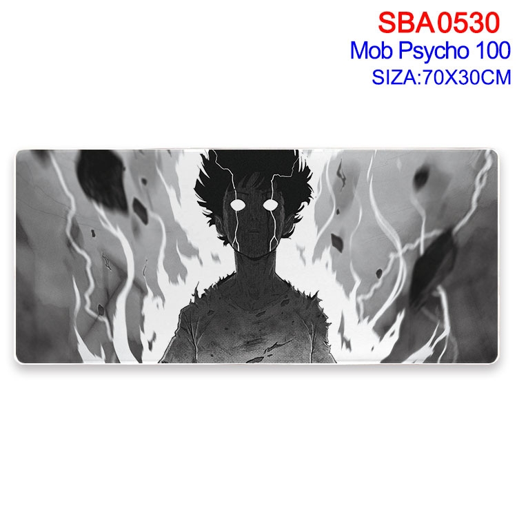 Mob Psycho 100 Anime peripheral edge lock mouse pad 70X30cm SBA-530