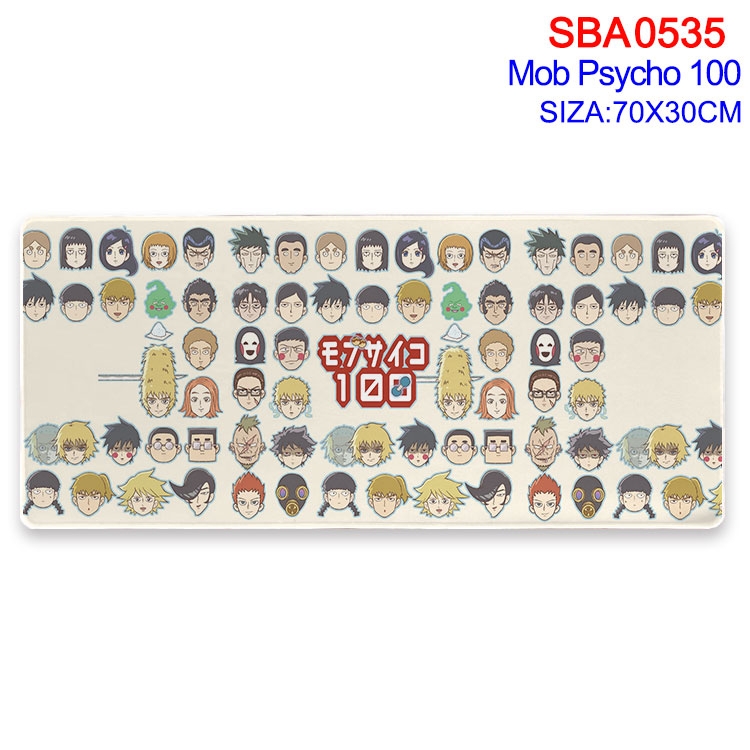 Mob Psycho 100 Anime peripheral edge lock mouse pad 70X30cm SBA-535