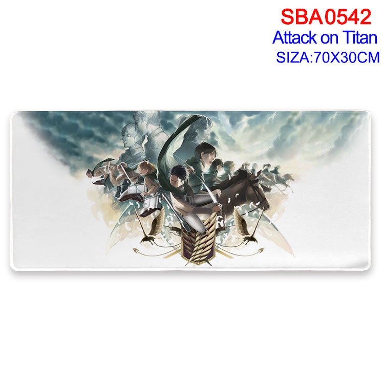 Shingeki no Kyojin Anime peripheral edge lock mouse pad 70X30cm  SBA-542