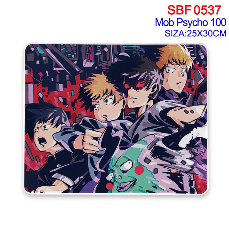 Mob Psycho 100 Anime peripheral edge lock mouse pad 25X30cm SBF-537