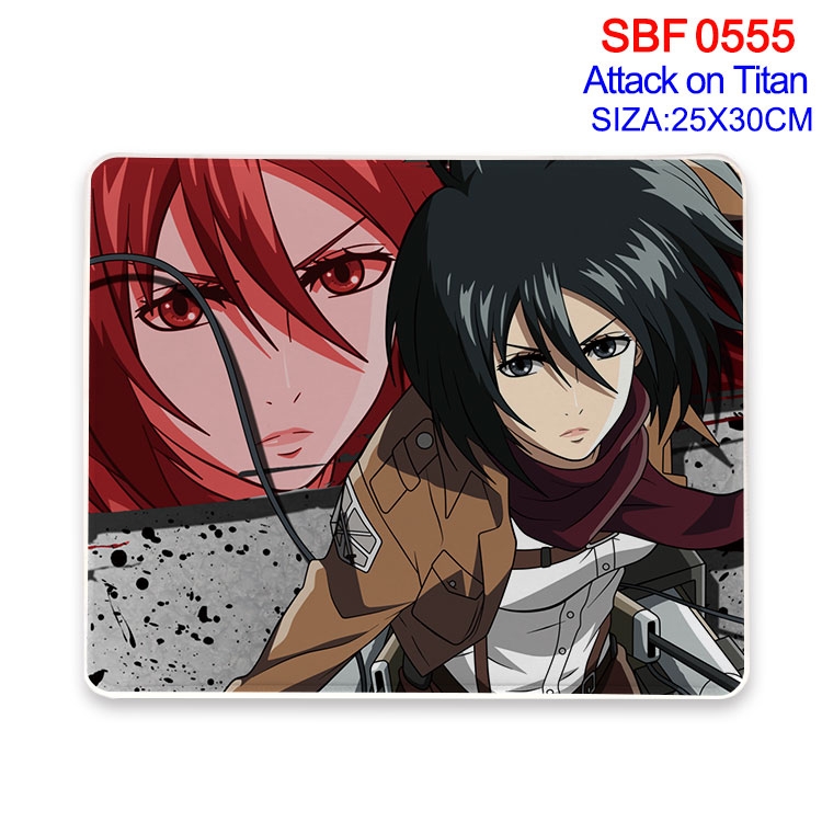 Shingeki no Kyojin Anime peripheral edge lock mouse pad 25X30cm SBF-555