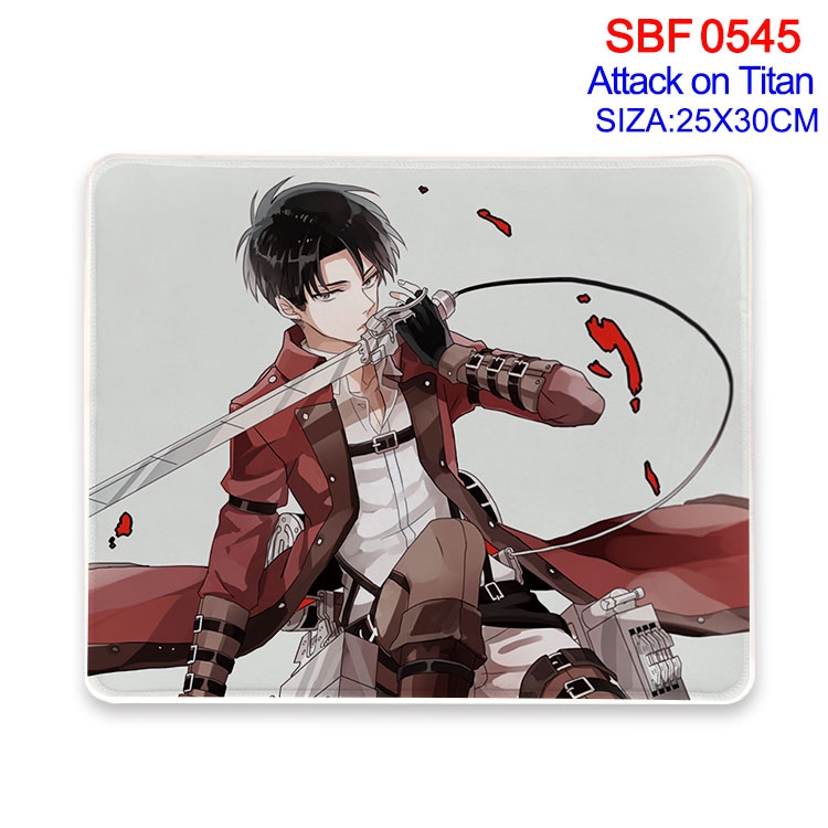 Shingeki no Kyojin Anime peripheral edge lock mouse pad 25X30cm  SBF-545