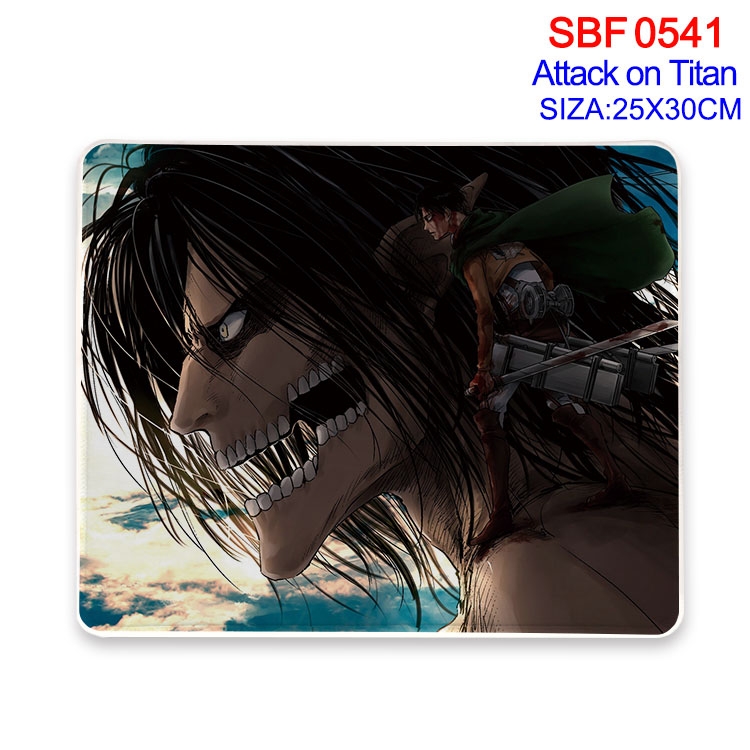 Shingeki no Kyojin Anime peripheral edge lock mouse pad 25X30cm SBF-541