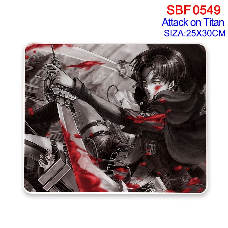 Shingeki no Kyojin Anime peripheral edge lock mouse pad 25X30cm SBF-549