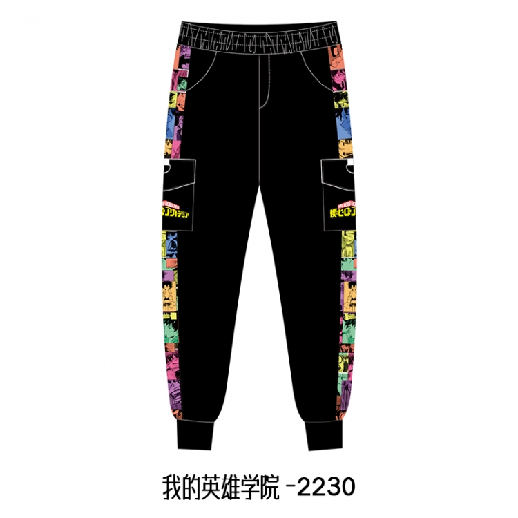 My Hero Academia Anime surrounding thick casual overalls trousers  from M to 3XL 2230