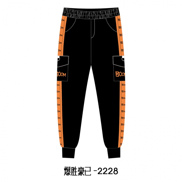 My Hero Academia Anime surrounding thick casual overalls trousers  from M to 3XL 2228