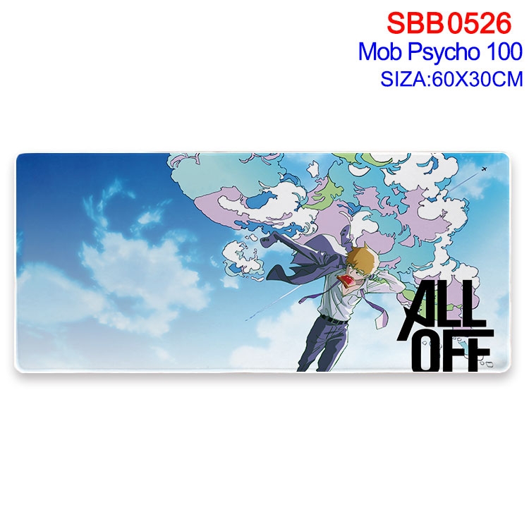 Mob Psycho 100 Anime peripheral edge lock mouse pad 60X30cm  SBB-526