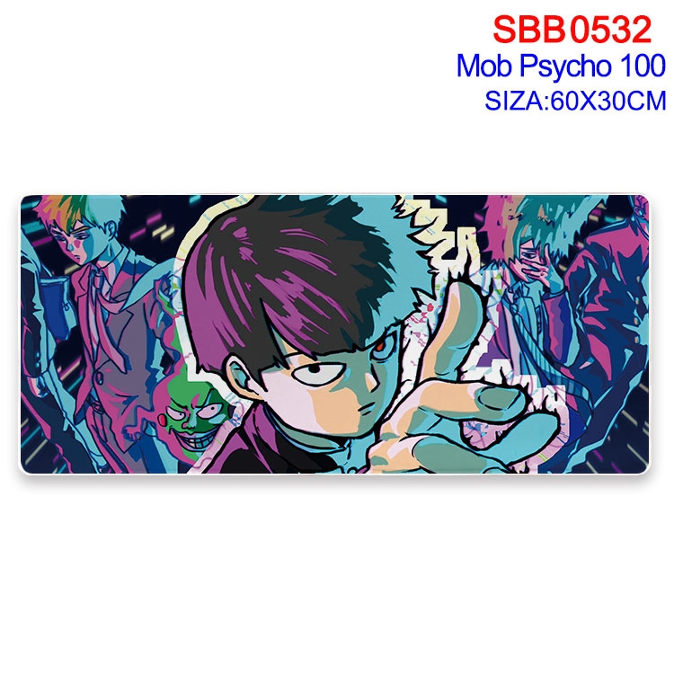 Mob Psycho 100 Anime peripheral edge lock mouse pad 60X30cm SBB-532