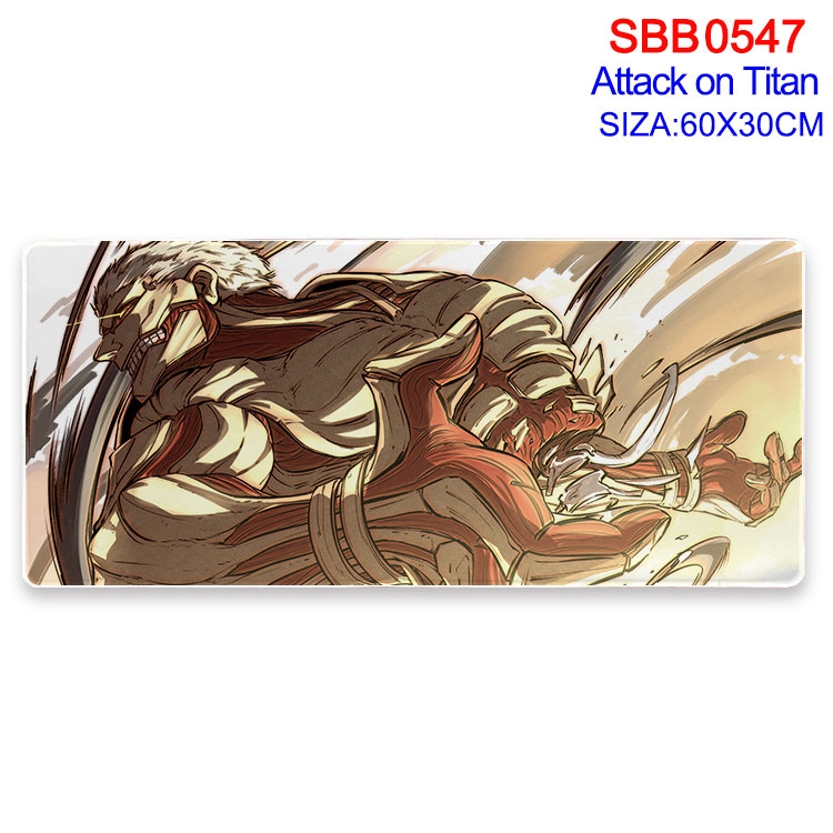 Shingeki no Kyojin Anime peripheral edge lock mouse pad 60X30cm  SBB-547