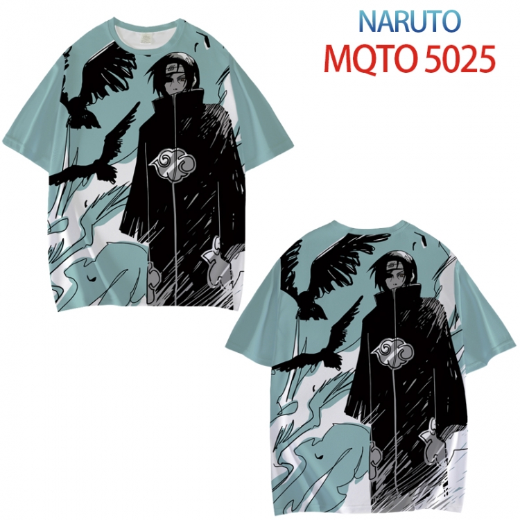 Naruto Full color printed short sleeve T-shirt from XXS to 4XL MQTO 5025