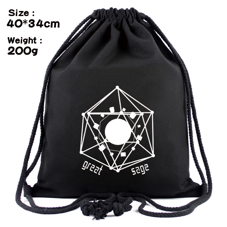 That Time I Got Slim Anime Coloring Book Drawstring Backpack 40X34cm 