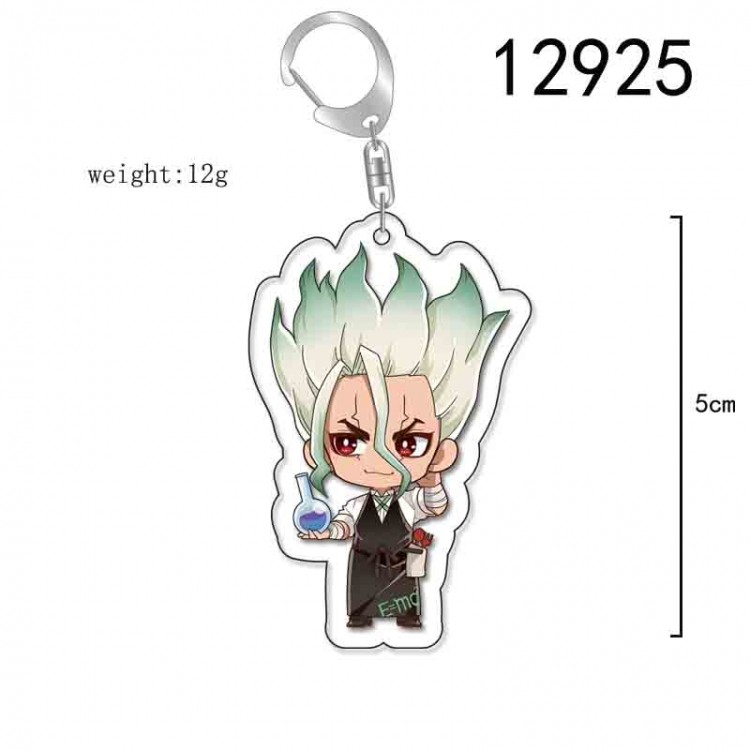 Dr.STONE Anime Acrylic Keychain Charm price for 5 pcs 12925