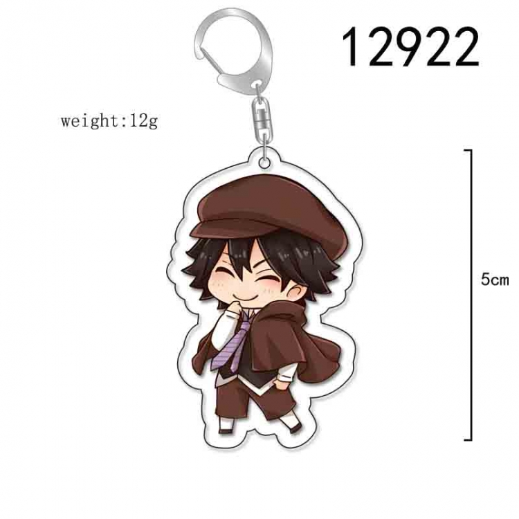 Bungo Stray Dogs Anime Acrylic Keychain Charm price for 5 pcs 12922