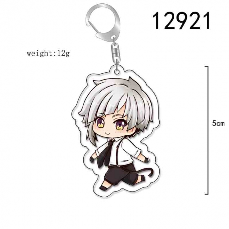 Bungo Stray Dogs Anime Acrylic Keychain Charm price for 5 pcs 12921