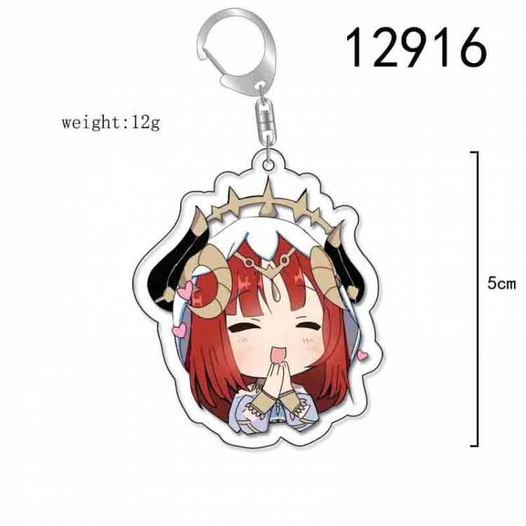 Genshin Impact Anime Acrylic Keychain Charm price for 5 pcs 12916