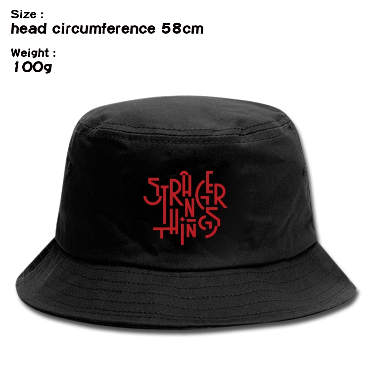 Stranger Things Anime canvas fisherman hat sun hat 58cm