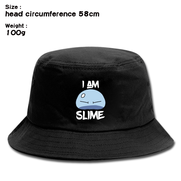 That Time I Got Slim  Anime canvas fisherman hat sun hat 58cm