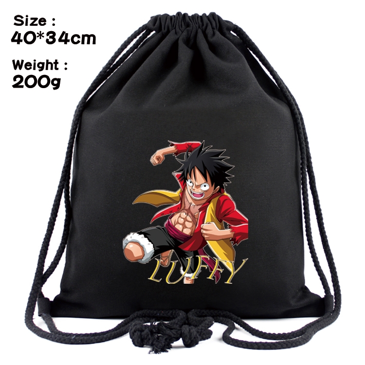 One Piece Anime Coloring Book Drawstring Backpack 40X34cm 200g