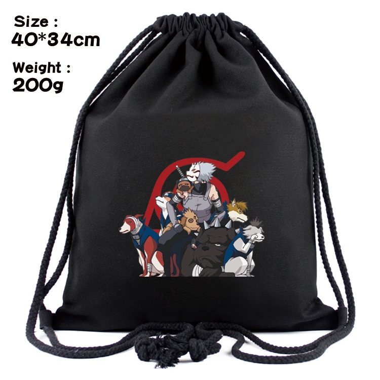 Naruto Anime Coloring Book Drawstring Backpack 40X34cm 200g