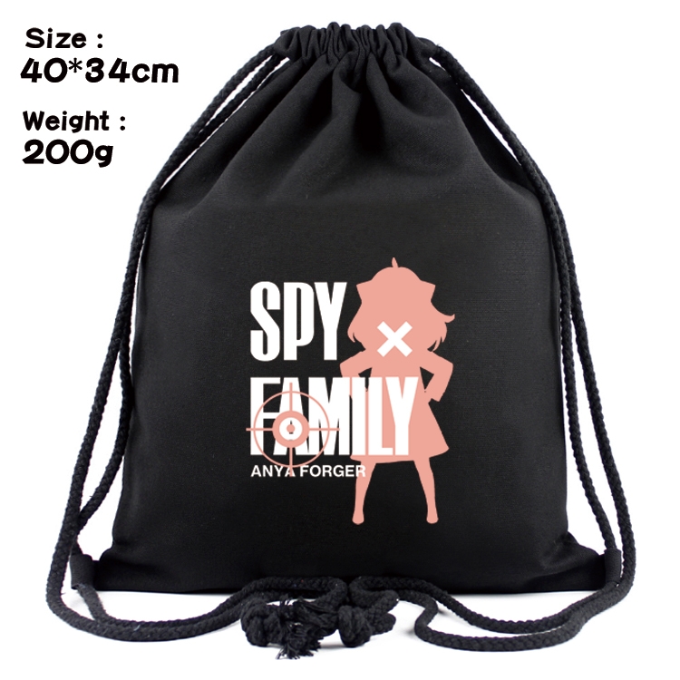 SPY×FAMILY Anime Coloring Book Drawstring Backpack 40X34cm 200g