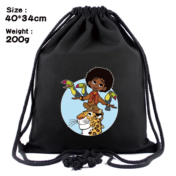 full house of magic  Anime Coloring Book Drawstring Backpack 40X34cm 200g