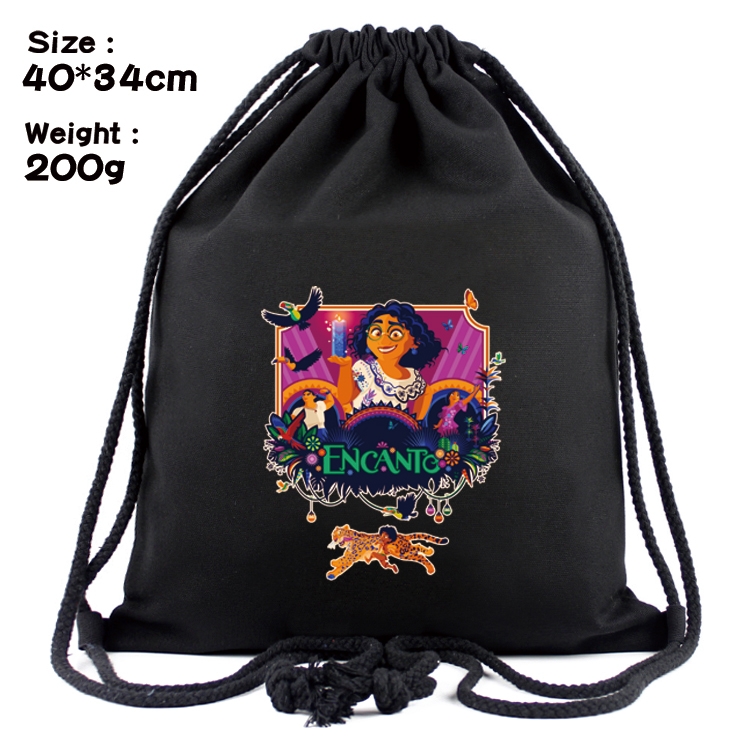 full house of magic  Anime Coloring Book Drawstring Backpack 40X34cm 200g