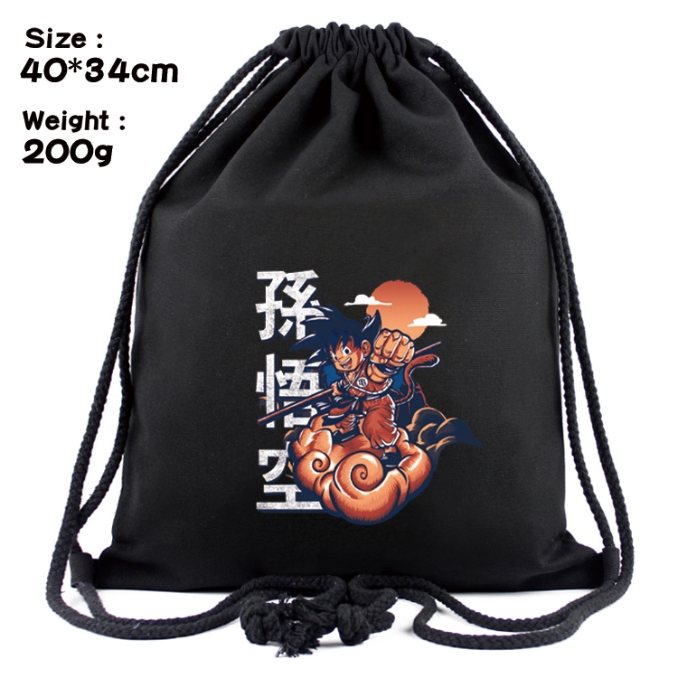 DRAGON BALL Anime Coloring Book Drawstring Backpack 40X34cm 200g