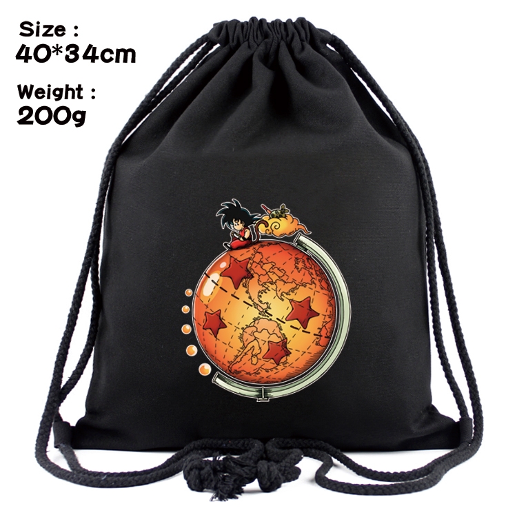 DRAGON BALL Anime Coloring Book Drawstring Backpack 40X34cm 200g