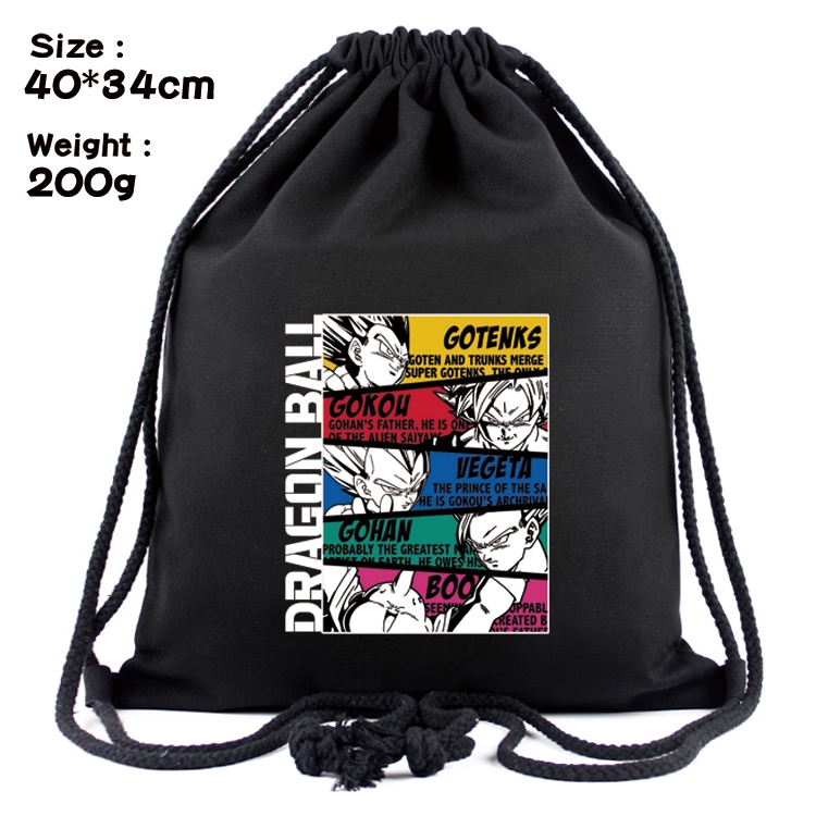 DRAGON BALL Anime Coloring Book Drawstring Backpack 40X34cm 200g