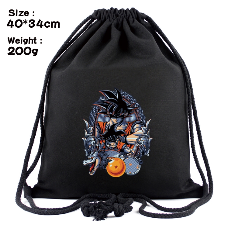 DRAGON BALL Anime Coloring Book Drawstring Backpack 40X34cm 200g