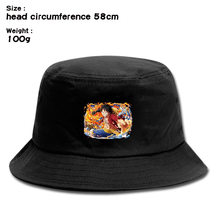 One Piece  Anime canvas fisherman hat sun hat 58cm