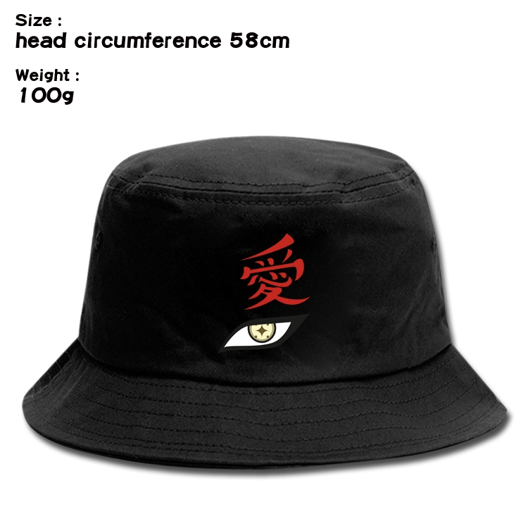 Naruto  Anime canvas fisherman hat sun hat 58cm