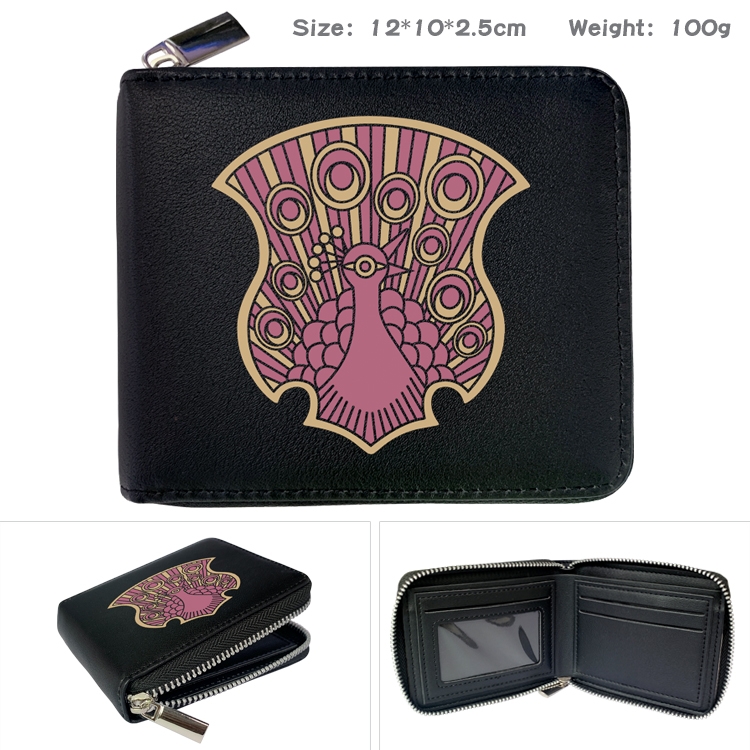 black clover Anime Full Color Short All Inclusive Zipper Wallet 10x12x2.5cm