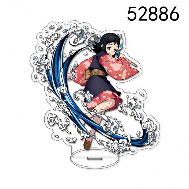 Demon Slayer Kimets Anime character acrylic big Standing Plates Keychain 52886