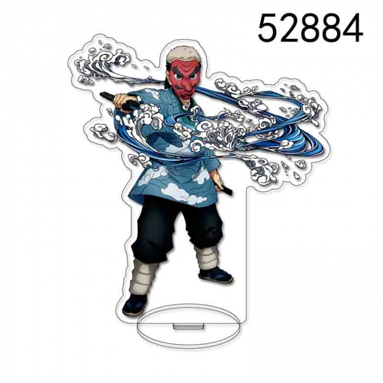 Demon Slayer Kimets Anime character acrylic big Standing Plates Keychain 52884