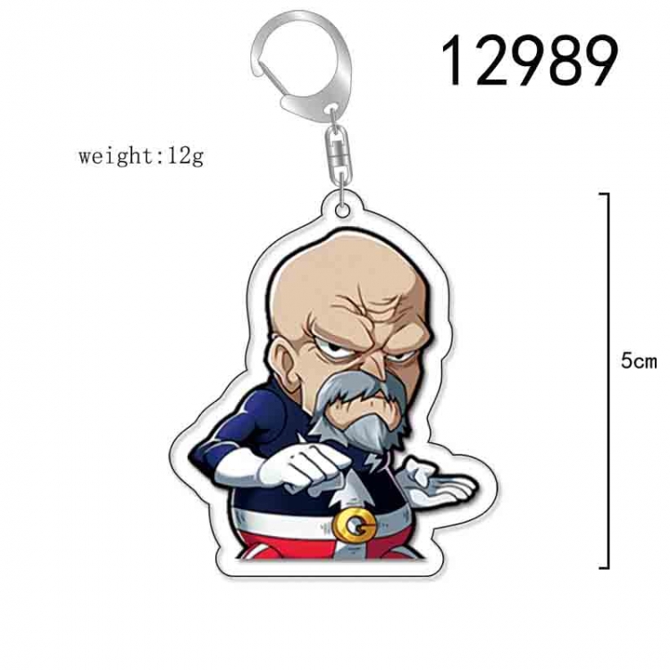 One Piece Anime Acrylic Keychain Charm price for 5 pcs 12989