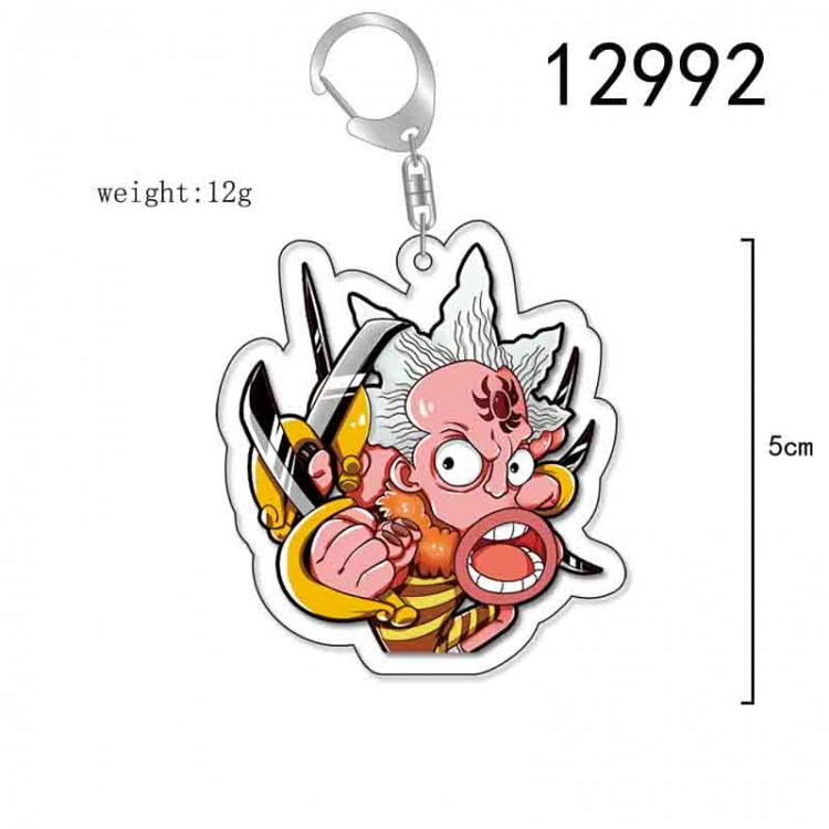 One Piece Anime Acrylic Keychain Charm price for 5 pcs 12992