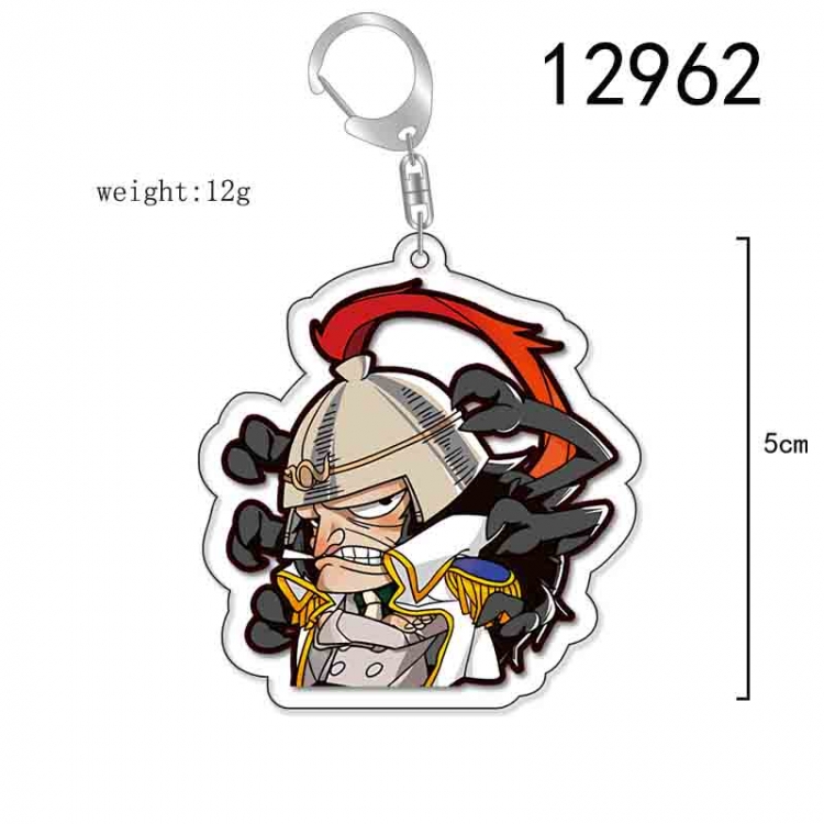 One Piece Anime Acrylic Keychain Charm price for 5 pcs 12962