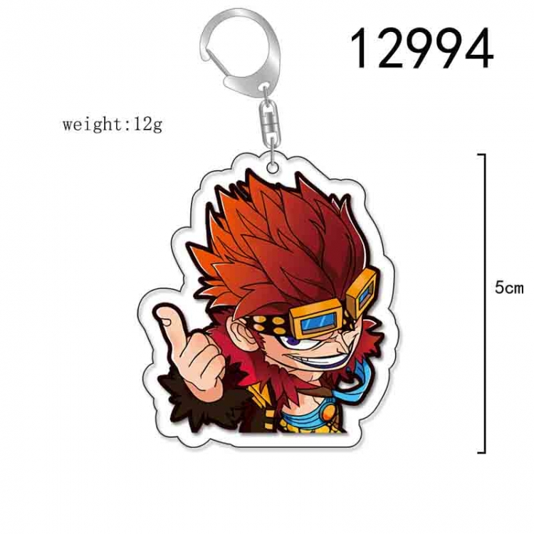 One Piece Anime Acrylic Keychain Charm price for 5 pcs 12994