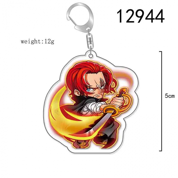 One Piece Anime Acrylic Keychain Charm price for 5 pcs 12944