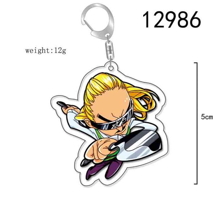 One Piece Anime Acrylic Keychain Charm price for 5 pcs 12986