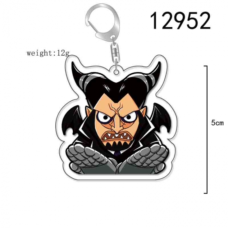 One Piece Anime Acrylic Keychain Charm price for 5 pcs 12952