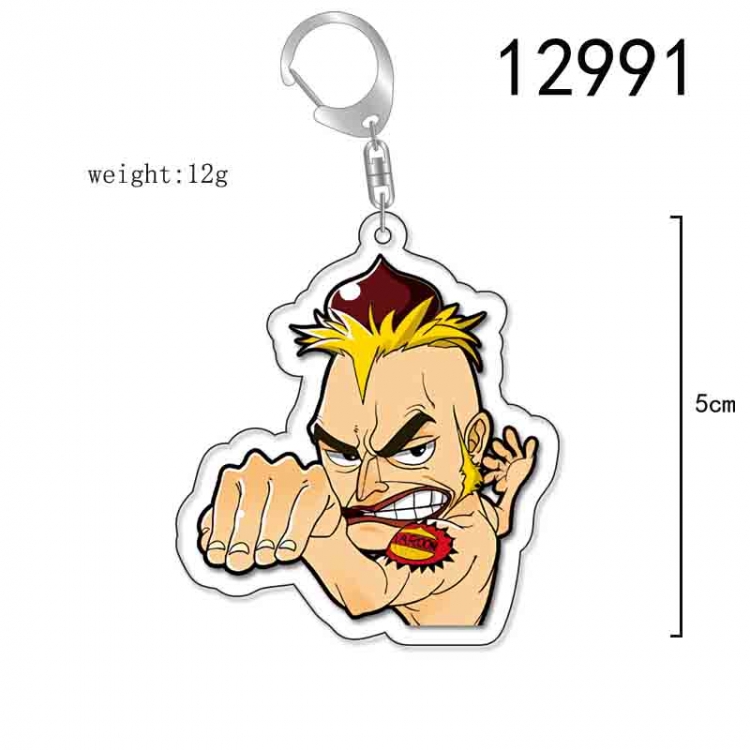 One Piece Anime Acrylic Keychain Charm price for 5 pcs 12991