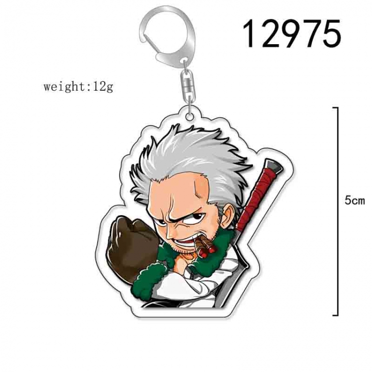 One Piece Anime Acrylic Keychain Charm price for 5 pcs 12975