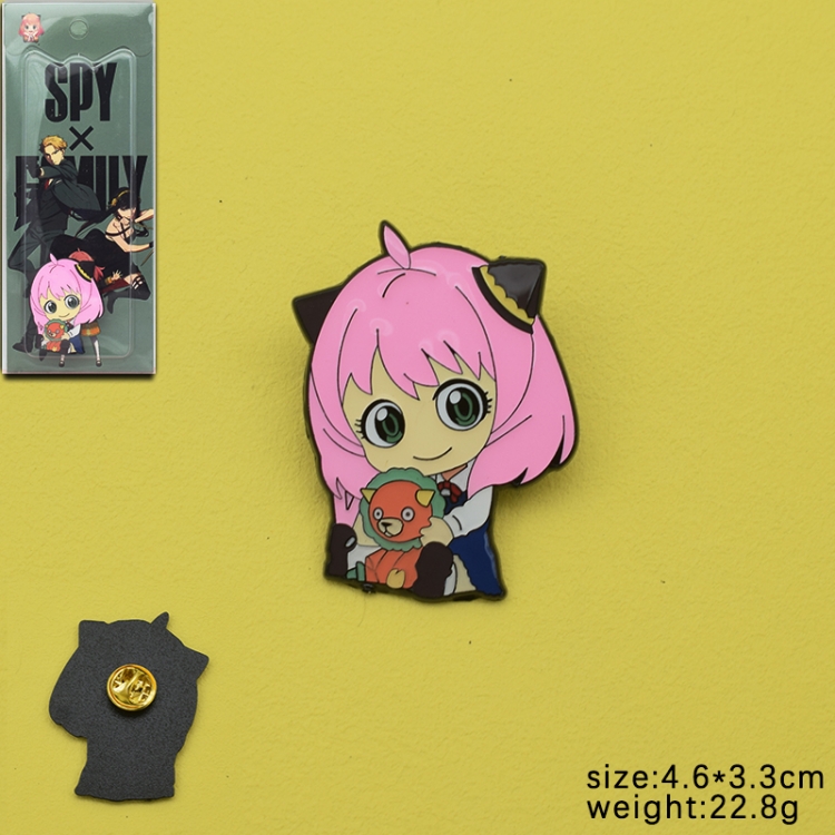 SPY×FAMILY Anime cartoon metal brooch badge