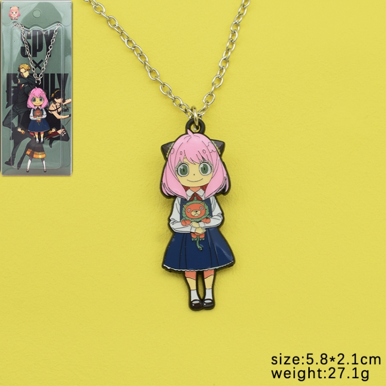 SPY×FAMILY Anime Cartoon Metal Necklace Pendant Ornament