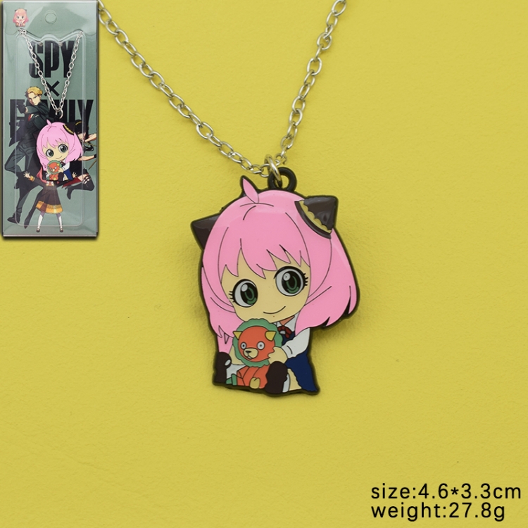 SPY×FAMILY Anime Cartoon Metal Necklace Pendant Ornament