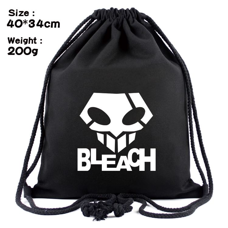 Bleach Anime Coloring Book Drawstring Backpack 40X34cm 200g