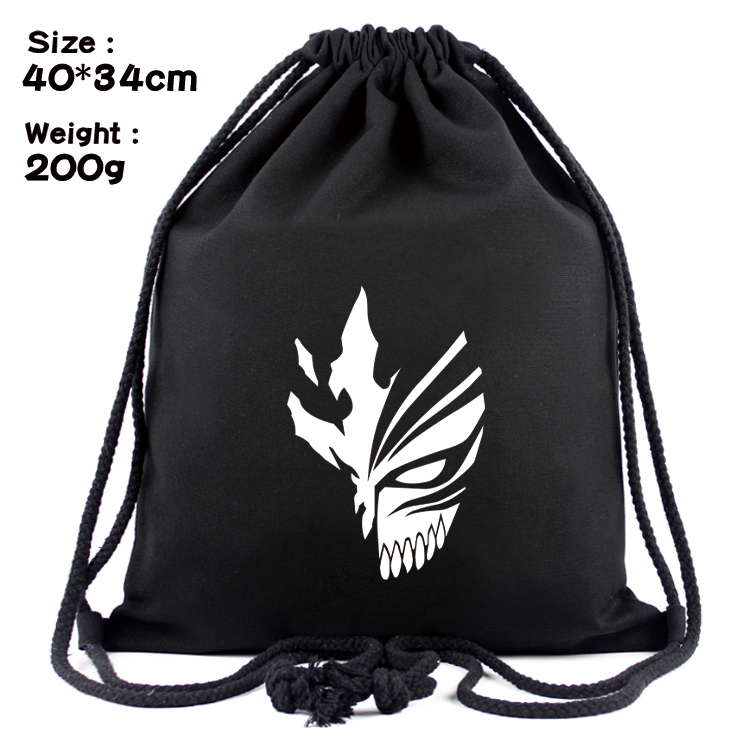 Bleach Anime Coloring Book Drawstring Backpack 40X34cm 200g